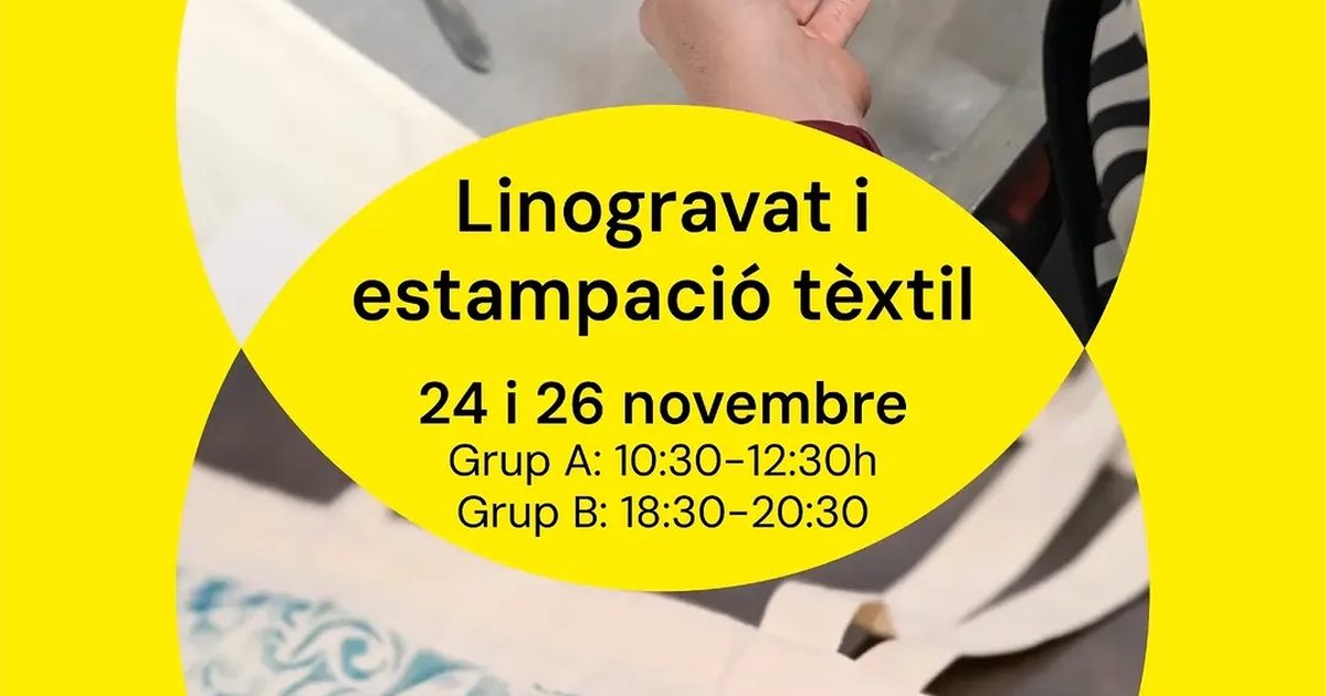 Linogravat i estampació tèxtil